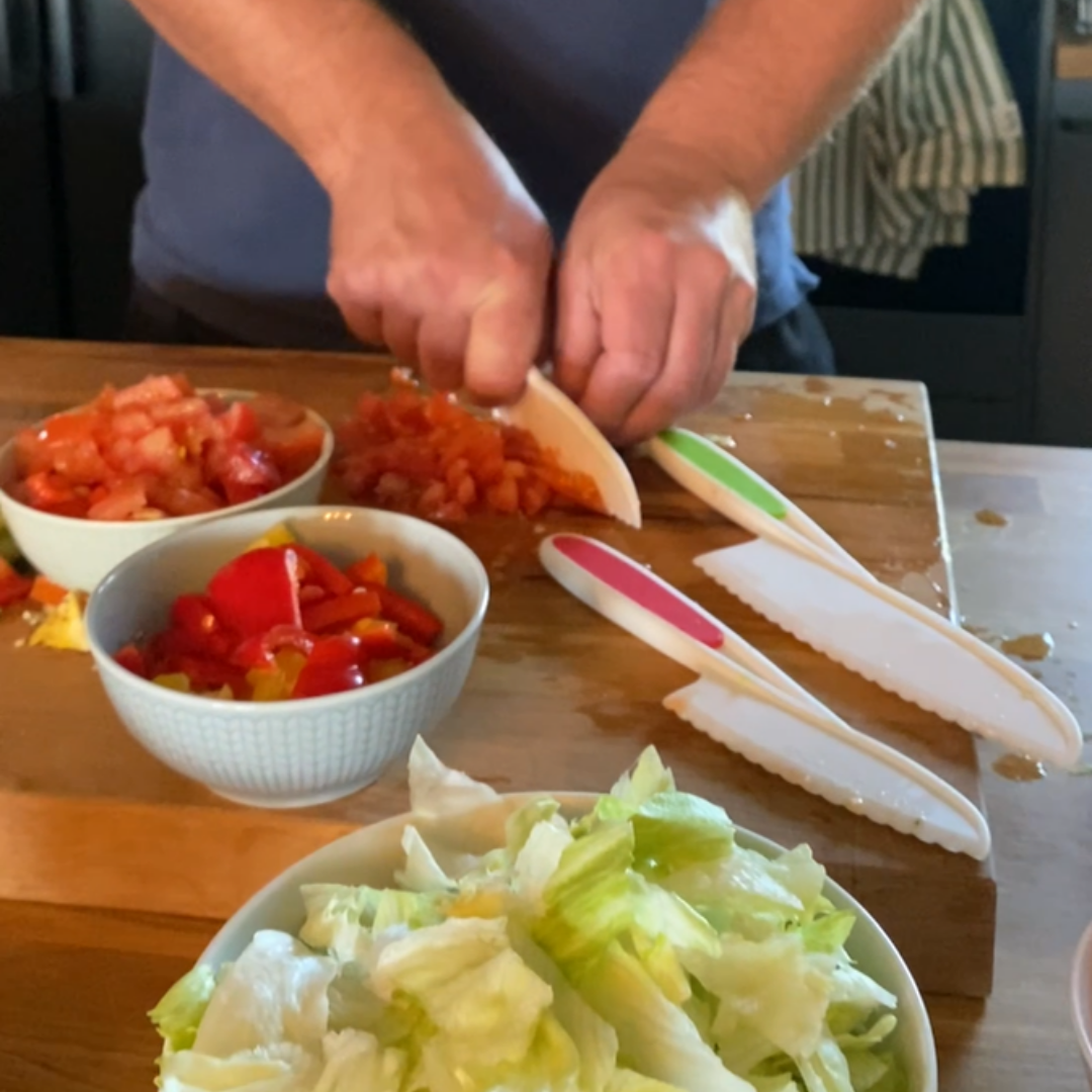 Barnvänliga köksknivar