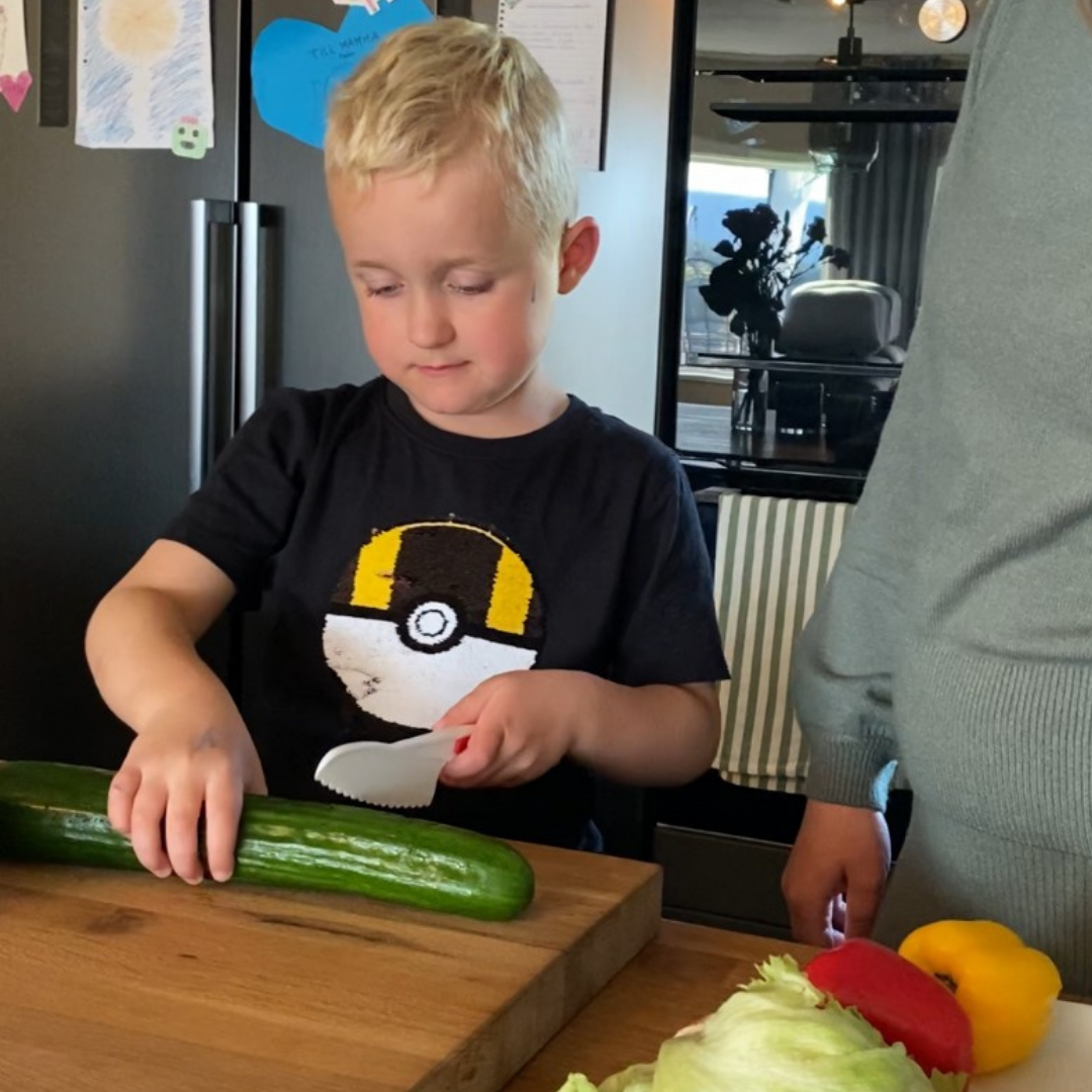 Barnvänliga köksknivar